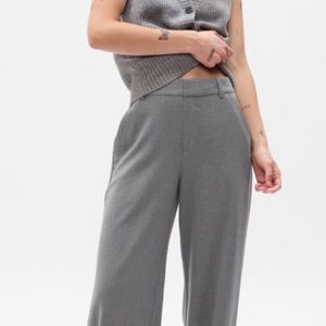 Gap wide leg grey pants